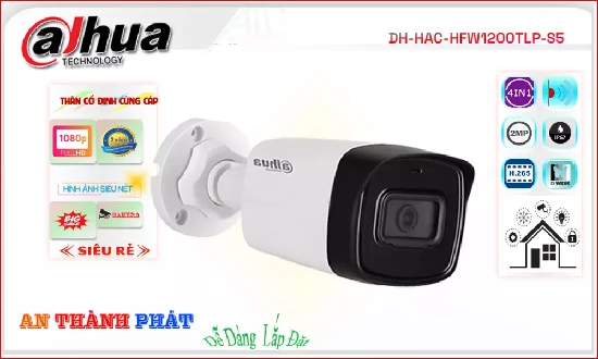 Lắp đặt camera tân phú Camera DH-HAC-HFW1200TLP-S5 Công Nghệ Mới
