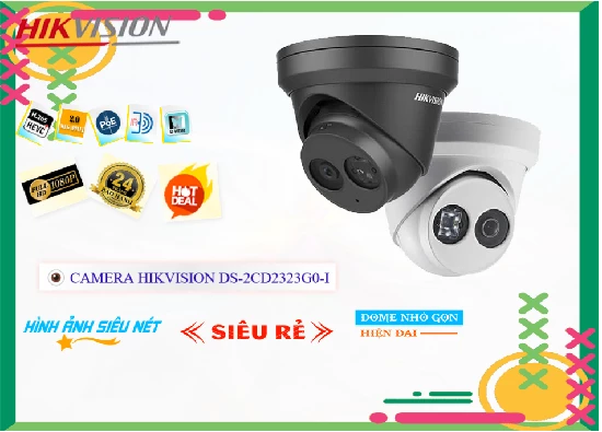 Lắp đặt camera tân phú Camera An Ninh  Hikvision DS-2CD2323G0-I Sắc Nét