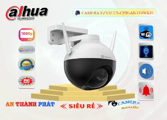 Lắp đặt camera tân phú ✨ Camera An Ninh  Wifi Ezviz CS-C8W-A0-1F4WKFL Công Nghệ Mới