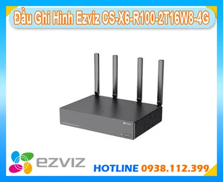 Lắp đặt camera Đầu Ghi Hình Ezviz CS-X6-R100-2T16W8