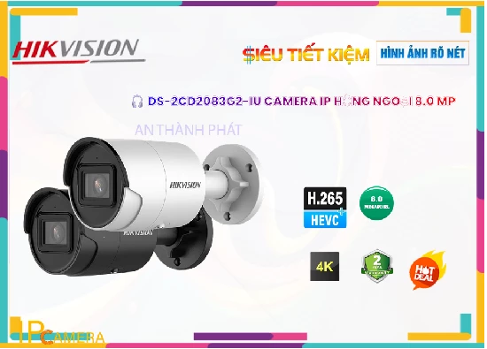 Lắp đặt camera tân phú Camera Hikvision DS-2CD2083G2-IU