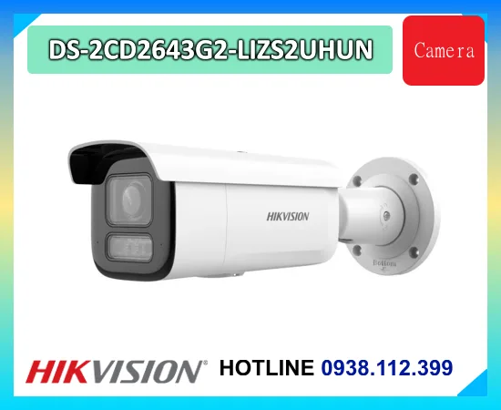 Lắp đặt camera Camera Hikvision DS-2CD2643G2-LIZS2UHUN