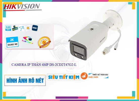 Lắp đặt camera tân phú Camera Giá Rẻ Hikvision DS-2CD2T47G2-L Ip Sắc Nét Giá rẻ