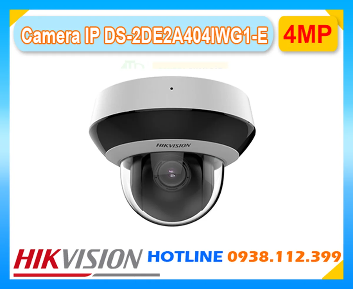 Lắp đặt camera Camera IP Hikvision DS-2DE2A404IWG1-E PTZ 4MP