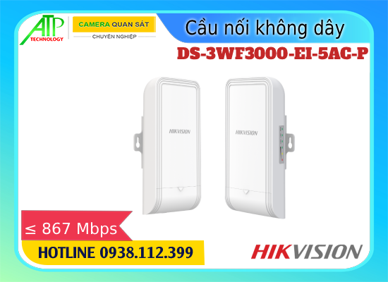 Lắp đặt camera Cầu Nối Mạng DS-3WF3000-EI-5AC/P