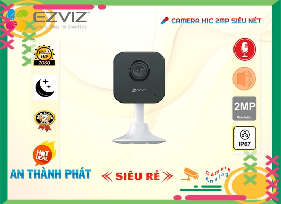 Lắp đặt camera tân phú Wifi Ezviz H1C 2MP Sắc Nét