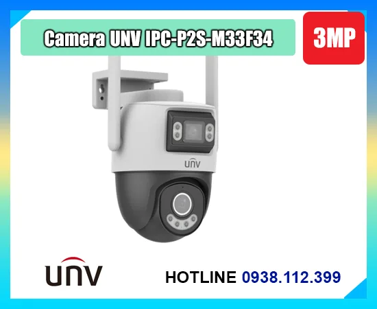 Lắp đặt camera Camera WiFi UNV IPC-P2S-M33F34 PTZ Ngoài Trời
