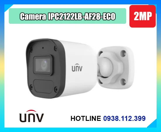 Lắp đặt camera Camera POE UNV IPC2122LB-AF28-ECO 2MP