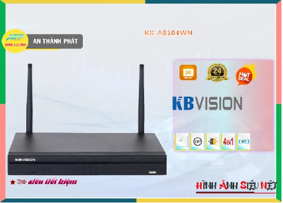 Lắp đặt camera tân phú KX-A8104WN Sắc Nét  KBvision