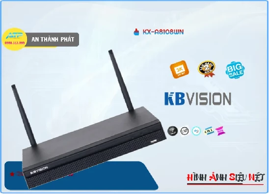 Lắp đặt camera tân phú KX-A8108WNThiết Bị Ghi Hình Sắc Nét  KBvision