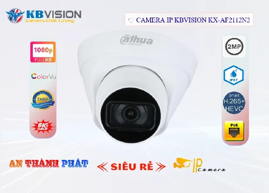 Lắp đặt camera tân phú Camera An Ninh  KBvision KX-AF2112N2 Thiết kế Đẹp