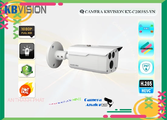 Lắp đặt camera tân phú Camera KBvision KX-C2003S5-VN