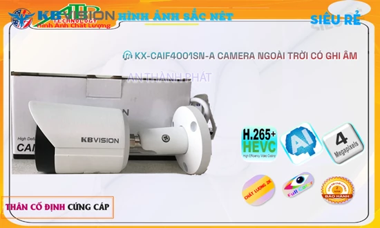 Lắp đặt camera tân phú KX-CAiF4001SN-A Camera  KBvision Giá rẻ