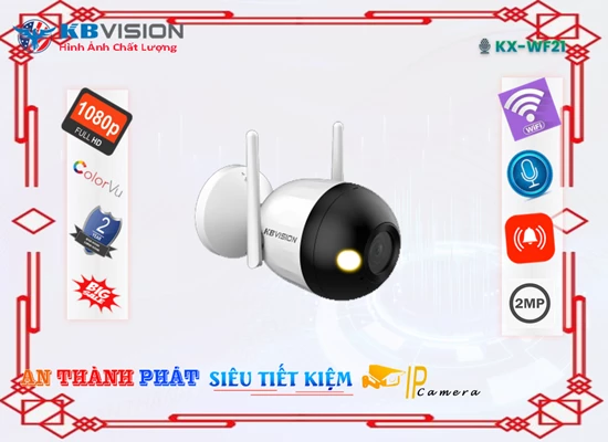 Lắp đặt camera tân phú Camera  KBvision Thiết kế Đẹp KX-WF21