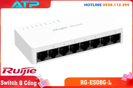 Lắp đặt camera Switch 8 cổng RG-ES08G-L