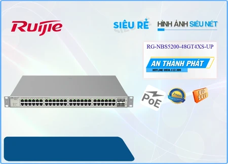 RG-NBS5200-48GT4XS-UP, Ruijie RG-NBS5200-48GT4XS-UP , Switch RG-NBS5200-48GT4XS-UP ,Switch Ruijie RG-NBS5200-48GT4XS-UP , Bộ chia mạng RG-NBS5200-48GT4XS-UP , Ruijie 48 port RG-NBS5200-48GT4XS-UP , switch, switch chính hãng,