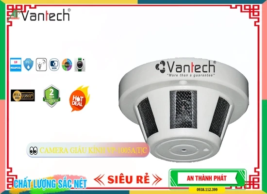 Lắp đặt camera tân phú VP-1005A|T|C Camera Công Nghệ HD Thiết kế Đẹp VanTech ✅