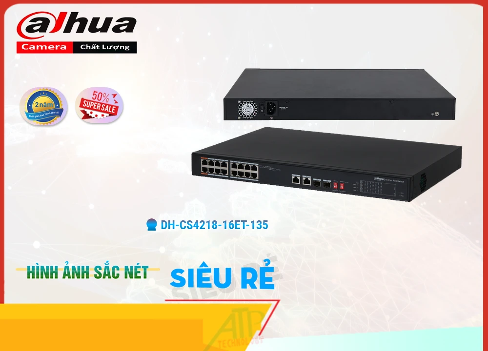 DH-CS4218-16ET-135 Dahua Switch chuyển đổi dữ liệu DH-CS4218-16ET-135 Dahua Switch chuyển đổi dữ liệu