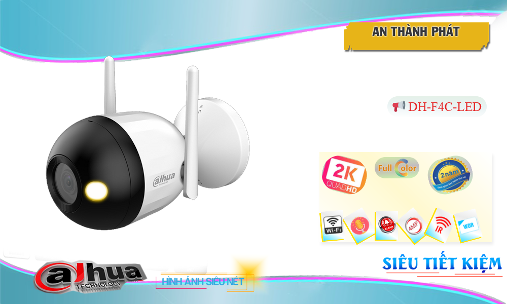 DH-F4C-LED sắc nét Dahua