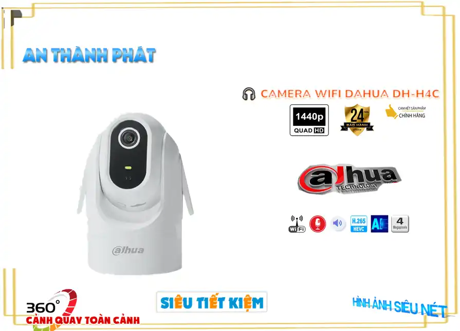 DH-H4C sắc nét Dahua DH-H4C sắc nét Dahua