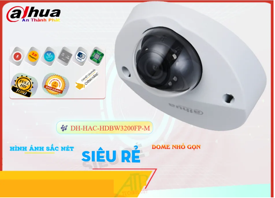 Camera Dahua DH-HAC-HDBW3200FP-M Camera Dahua DH-HAC-HDBW3200FP-M