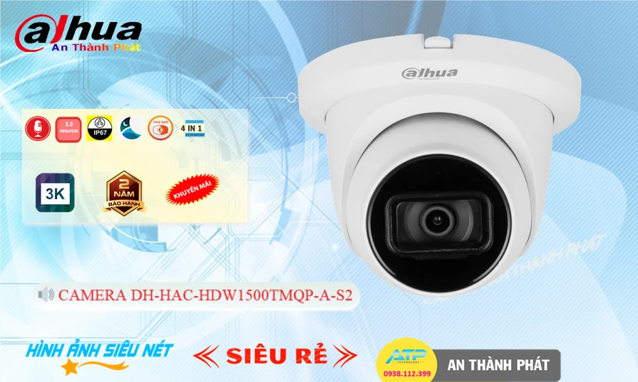 DH-HAC-HDW1500TMQP-A-S2 sắc nét Dahua