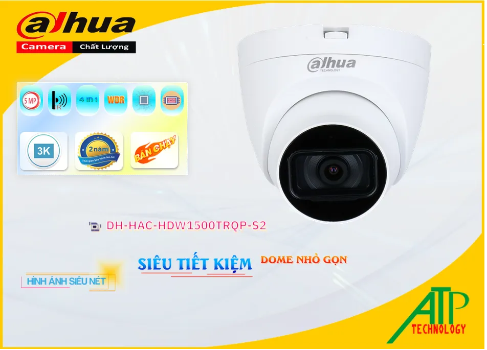 DH-HAC-HDW1500TRQP-S2 sắc nét Dahua DH-HAC-HDW1500TRQP-S2 sắc nét Dahua