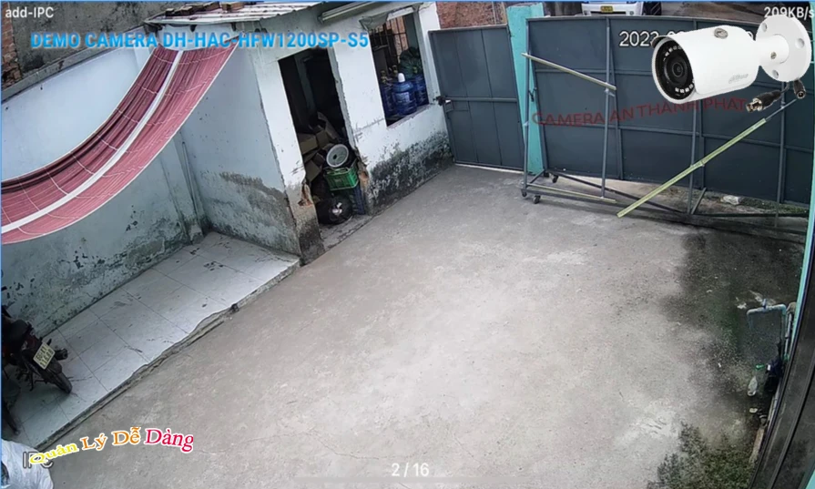 DH-HAC-HFW1200SP-S5 sắc nét Dahua