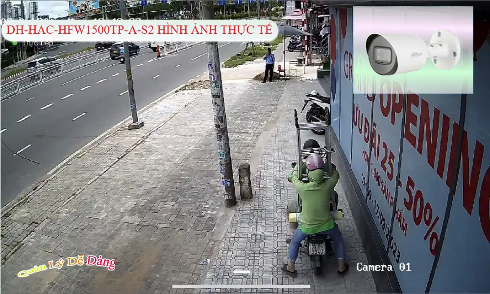 DH-HAC-HFW1500TP-A-S2 sắc nét Dahua