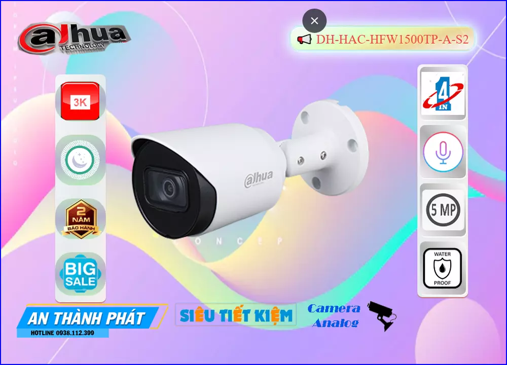 Camera Dahua DH-HAC-HFW1500TP-A-S2 Có Ghi Âm,DH-HAC-HFW1500TP-A-S2 Chiết khấu cao,DH-HAC-HFW1500TP-A-S2 HD  Giá Hấp Dẫn,DH-HAC-HFW1500TP-A-S2 Giá rẻ nhất,cửa hàng bán DH-HAC-HFW1500TP-A-S2 Ultra 4k lite ,DH HAC HFW1500TP A S2,thông số  Thiết Bị Camera DH-HAC-HFW1500TP-A-S2,công nghê DH-HAC-HFW1500TP-A-S2,giá kỹ thuật DH-HAC-HFW1500TP-A-S2,Bán Sỉ DH-HAC-HFW1500TP-A-S2,DH-HAC-HFW1500TP-A-S2 bán uy tín,sale DH-HAC-HFW1500TP-A-S2,DH-HAC-HFW1500TP-A-S2 chiết khấu cao,Giá Bán DH-HAC-HFW1500TP-A-S2,DH-HAC-HFW1500TP-A-S2 Chất lượng nhất,DH-HAC-HFW1500TP-A-S2 Bán Lỗ