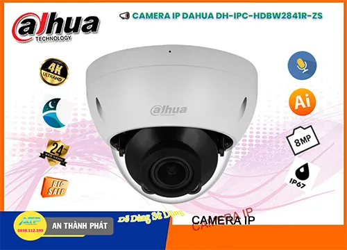 Camera IP DAHUA DH-IPC-HDBW2841R-ZS,Giá Phân Phối DH-IPC-HDBW2841R-ZS Công Nghệ POE ,Bán Sỉ DH-IPC-HDBW2841R-ZS, Loại Camera an ninh DH-IPC-HDBW2841R-ZS Bán Sỉ,DH-IPC-HDBW2841R-ZS Giá Thấp Nhất,Thông số DH-IPC-HDBW2841R-ZS Siêu sắc nét 0 megapixel Ultra 4k