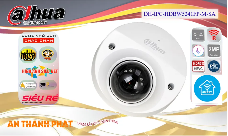 Camera DH-IPC-HDBW5241FP-M-SA