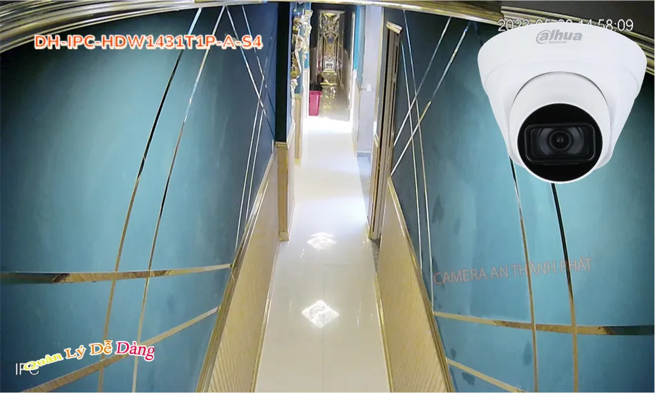 DH-IPC-HDW1431T1P-A-S4 sắc nét Dahua DH-IPC-HDW1431T1P-A-S4 sắc nét Dahua