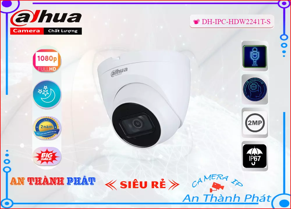 Camera dahua DH-IPC-HDW2241T-S,DH-IPC-HDW2241T-S rẻ nhất, Camera quan sát DH-IPC-HDW2241T-S Tốt nhất,DH-IPC-HDW2241T-S Cấp Nguồ Qua Dây Mạng  giá mới nhất,DH-IPC-HDW2241T-S Giá Khuyến Mãi,Giá kỹ thuật DH-IPC-HDW2241T-S FULL HD 1080P 2.0 megapixel ,Địa Chỉ Bán DH-IPC-HDW2241T-S,DH-IPC-HDW2241T-S rẻ nhất,DH-IPC-HDW2241T-S Tốt nhất