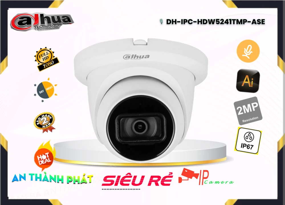 Camera DH-IPC-HDW5241TMP-ASE Dahua Camera DH-IPC-HDW5241TMP-ASE Dahua