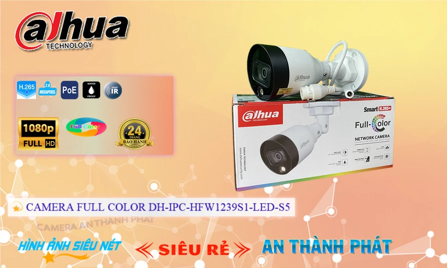 DH-IPC-HFW1239S1-LED-S5 sắc nét Dahua DH-IPC-HFW1239S1-LED-S5 sắc nét Dahua