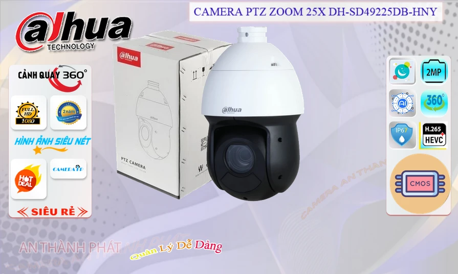 DH-SD49225DB-HNY sắc nét Dahua ➠