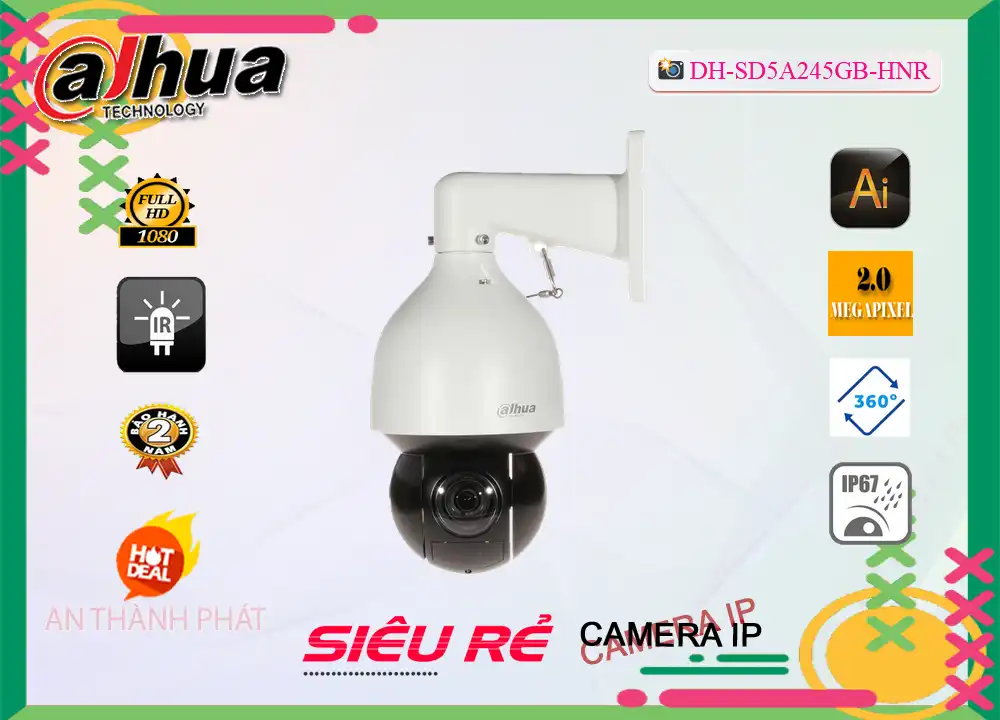 DH-SD5A245GB-HNR sắc nét Dahua