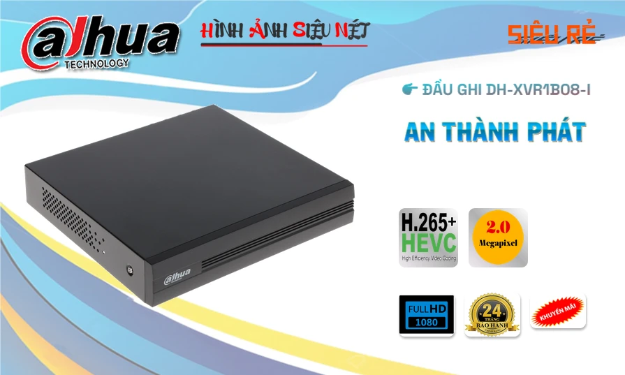 DH-XVR1B08-I sắc nét Dahua ➠ DH-XVR1B08-I sắc nét Dahua ➠
