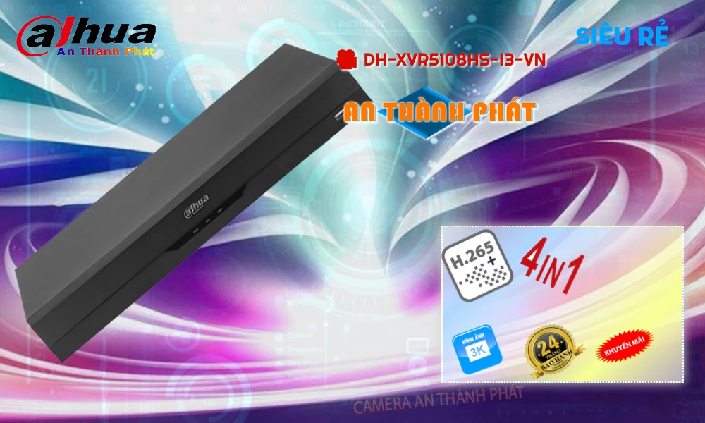 Đầu ghi Dahua DH-XVR5108HS-I3-VN Đầu ghi Dahua DH-XVR5108HS-I3-VN