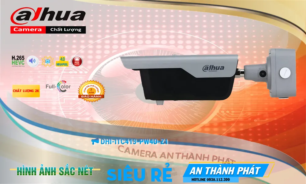 DHI-ITC413-PW4D-Z1 sắc nét Dahua