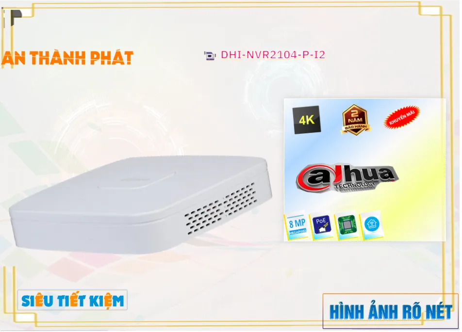 Đầu ghi DHI-NVR2104-P-I2 Đầu ghi DHI-NVR2104-P-I2