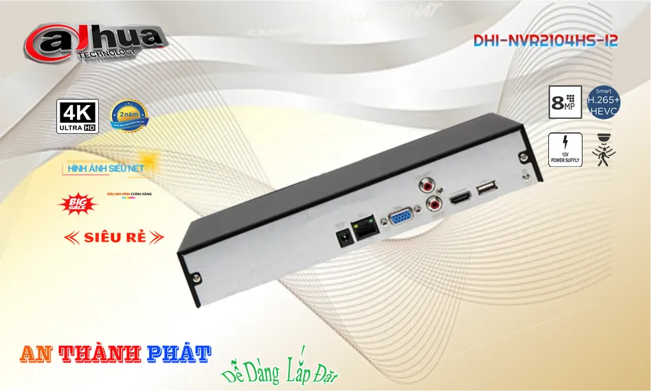 Đầu ghi Dahua DHI-NVR2104HS-I2 Đầu ghi Dahua DHI-NVR2104HS-I2