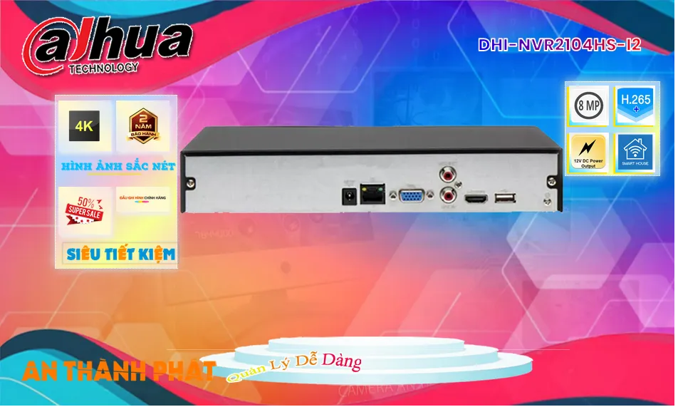 Đầu ghi Dahua DHI-NVR2104HS-I2 Đầu ghi Dahua DHI-NVR2104HS-I2