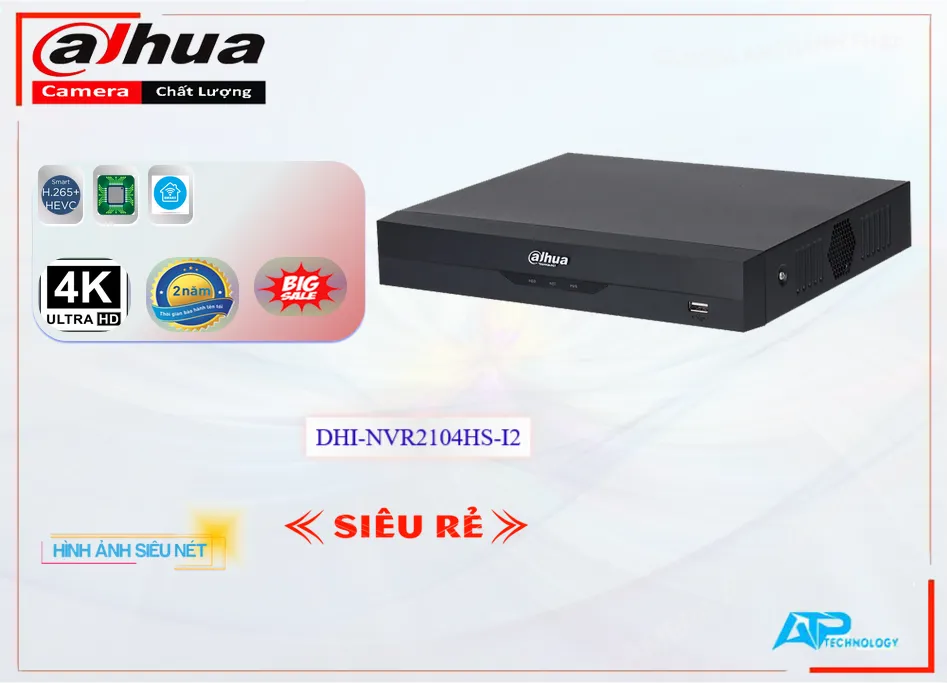 Đầu ghi Dahua DHI-NVR2104HS-I2 Đầu ghi Dahua DHI-NVR2104HS-I2