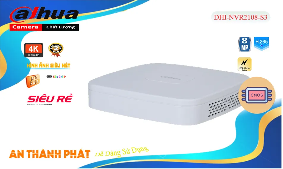 Đầu ghi Dahua DHI-NVR2108-S3