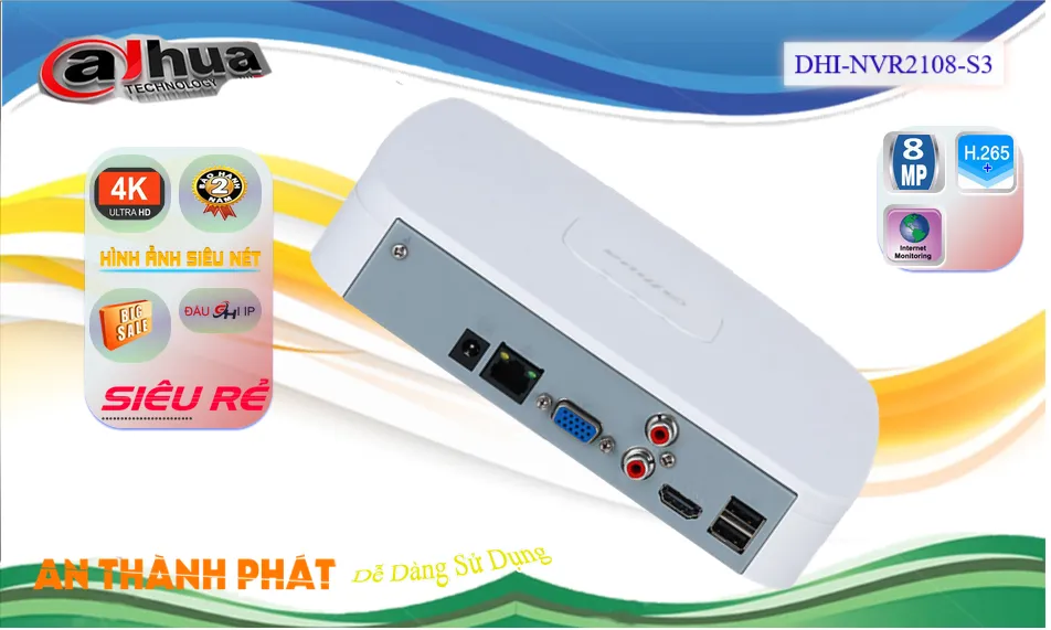 Đầu ghi Dahua DHI-NVR2108-S3