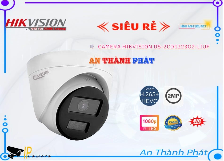 Camera DS-2CD1323G2-LIUF Hikvision Camera DS-2CD1323G2-LIUF Hikvision