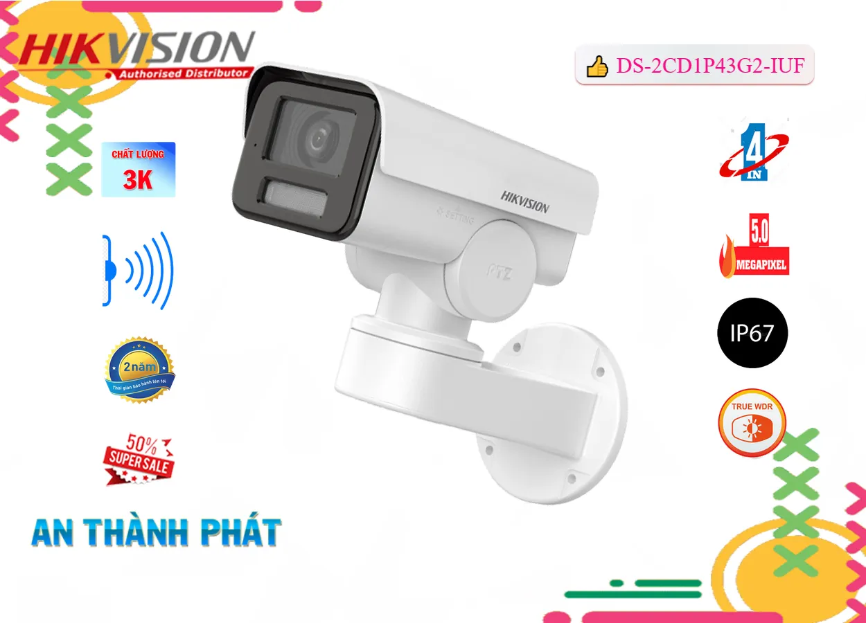 DS-2CD1P43G2-IUF sắc nét Hikvision DS-2CD1P43G2-IUF sắc nét Hikvision