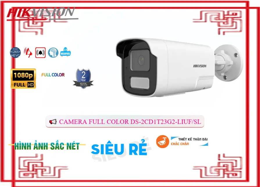 Camera Hikvision DS-2CD1T23G2-LIUF/SL Camera Hikvision DS-2CD1T23G2-LIUF/SL